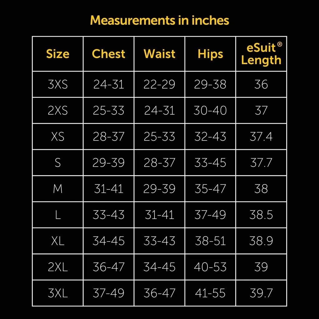 Measurements eSuit in inches.webp